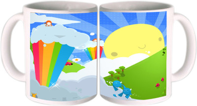 25% OFF on Shopkeeda Cute Rainbow Ceramic Mug 350 ml 25% OFF on Shopkeeda Cute Rainbow Ceramic Mug 350 ml