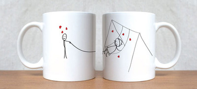 66% OFF on StyBuzz Swing Of Love Couple Porcelain Mug 300 ml, Pack of 2 66% OFF on StyBuzz Swing Of Love Couple Porcelain Mug 300 ml, Pack of 2
