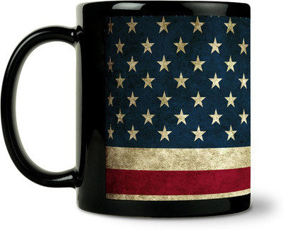 36% OFF on ShopMantra American Grunge Flag Ceramic Mug 300 ml 36% OFF on ShopMantra American Grunge Flag Ceramic Mug 300 ml