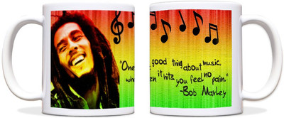 60% OFF on ShopMantra Bob Marley Black Ceramic Mug 300 ml 60% OFF on ShopMantra Bob Marley Black Ceramic Mug 300 ml