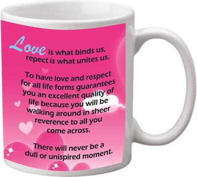 63% OFF on Mugwala Love Ceramic Mug 63% OFF on Mugwala Love Ceramic Mug