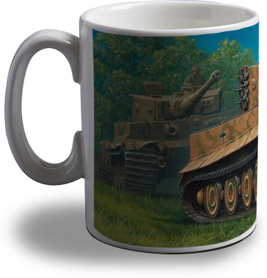 Artifa Army Tank Porcelain, Ceramic Mug 350 ml Artifa Army Tank Porcelain, Ceramic Mug 350 ml