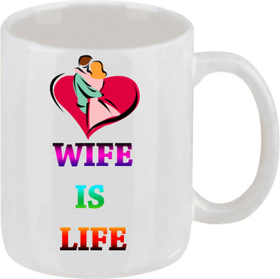 16% OFF on Ellicon My Wife Is Life Ceramic Mug