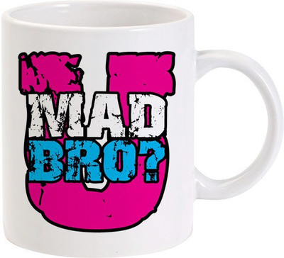40% OFF on Lolprint U Mad Bro Ceramic Mug 325 ml 40% OFF on Lolprint U Mad Bro Ceramic Mug 325 ml