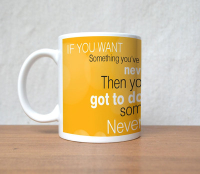 33% OFF on StyBuzz Something You Never Had Yellow Porcelain Mug 300 ml 33% OFF on StyBuzz Something You Never Had Yellow Porcelain Mug 300 ml