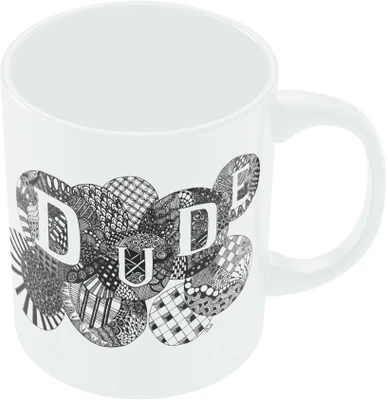 20% OFF on PosterGuy The Dude Art Ceramic Mug 280 ml