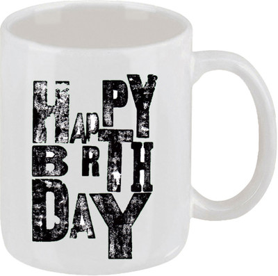 16% OFF on Ellicon 23 Happy Birthday Ceramic Mug