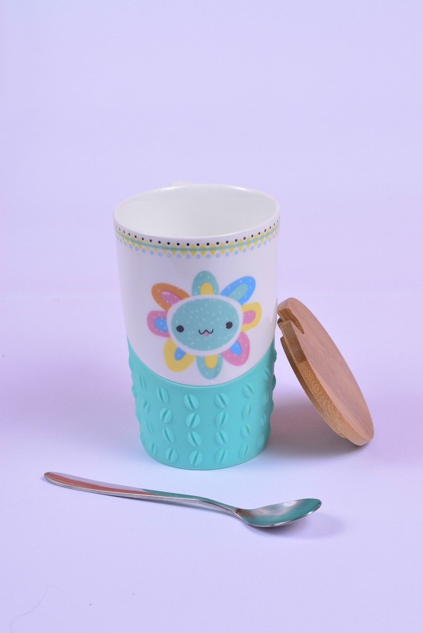 70% OFF on Enfin Homes Blue Sunflower Bone China Mug 0.4 l, Pack of 3 70% OFF on Enfin Homes Blue Sunflower Bone China Mug 0.4 l, Pack of 3