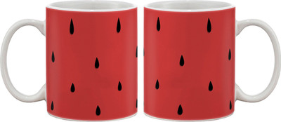 15% OFF on Artifa Watermelon Design Porcelain, Ceramic Mug 350 ml 15% OFF on Artifa Watermelon Design Porcelain, Ceramic Mug 350 ml