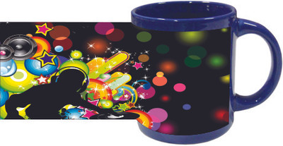 46% OFF on Printland DJ Music PMMGN00580 Ceramic Mug