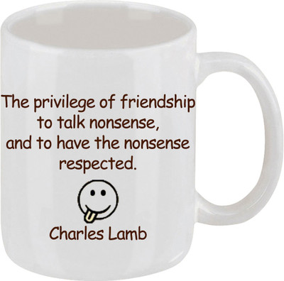 28% OFF on Ellicon C207 Funny Friendship Quotes Coffee Ceramic Mug 325 ml 28% OFF on Ellicon C207 Funny Friendship Quotes Coffee Ceramic Mug 325 ml