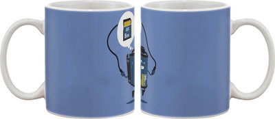 15% OFF on Artifa Film Vs Memory Card Design Porcelain, Ceramic Mug 350 ml
