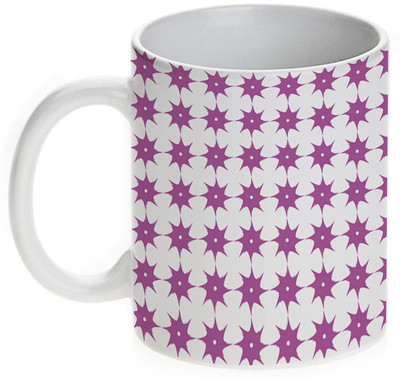 63% OFF on Mugwala Dancing Flowers Pattern Ceramic Mug 350 ml 63% OFF on Mugwala Dancing Flowers Pattern Ceramic Mug 350 ml