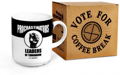 Happily Unmarried Procrastinator Ceramic Mug 250 ml Happily Unmarried Procrastinator Ceramic Mug 250 ml