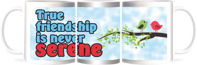 50% OFF on Refeel Gifts True Friendship Is Never Serene Ceramic Mug 325 ml 50% OFF on Refeel Gifts True Friendship Is Never Serene Ceramic Mug 325 ml