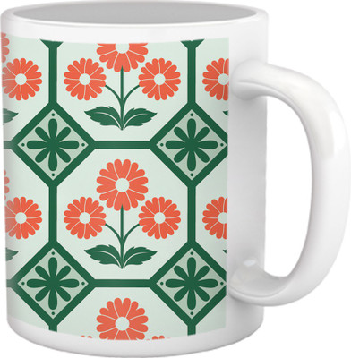 60% OFF on Tiedribbons Pure Vanity_Tru ConceptPurple Paisley _Pattern Ceramic Mug 325 ml