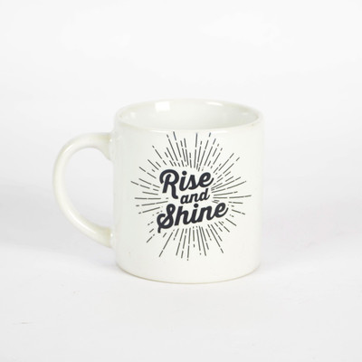 Letternote Rise & Shine Tea Ceramic Mug Letternote Rise & Shine Tea Ceramic Mug