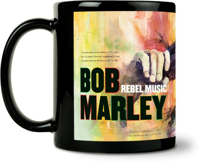 36% OFF on ShopMantra Bob Marley Rebel Music Ceramic Mug 300 ml