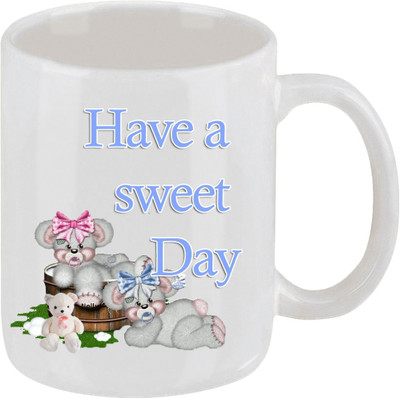 16% OFF on Ellicon 93 Have A Sweet Day Ceramic Mug