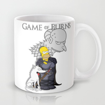 41% OFF on Astrode Simpsons Vs Game of Thrones Ceramic Mug 325 ml