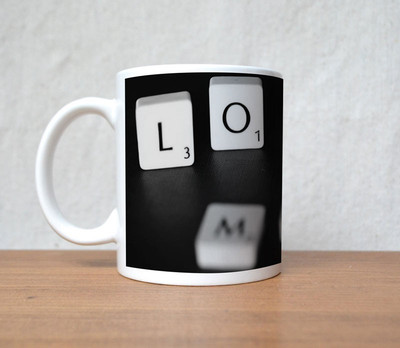 60% OFF on StyBuzz love word game black valentine Porcelain Mug 300 ml