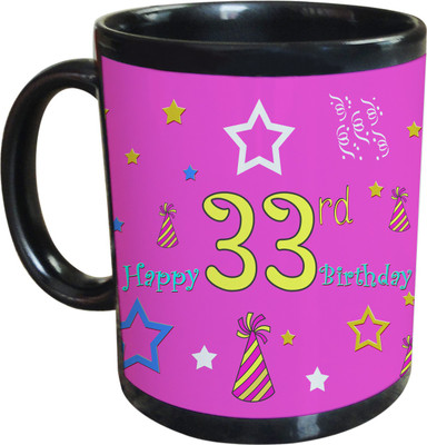 55% OFF on SajawatHomes 33rd Happy Birthday Coffee Ceramic Mug 350 ml 55% OFF on SajawatHomes 33rd Happy Birthday Coffee Ceramic Mug 350 ml