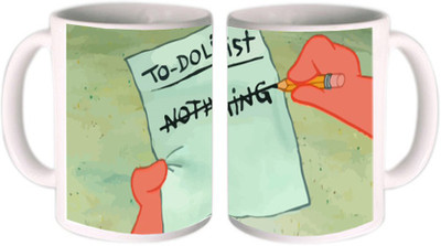 25% OFF on Shopkeeda To Do List Ceramic Mug 350 ml