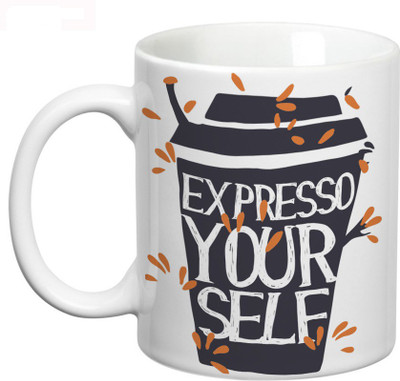 50% OFF on Prithish Expresso Your Self Ceramic Mug 330 ml 50% OFF on Prithish Expresso Your Self Ceramic Mug 330 ml