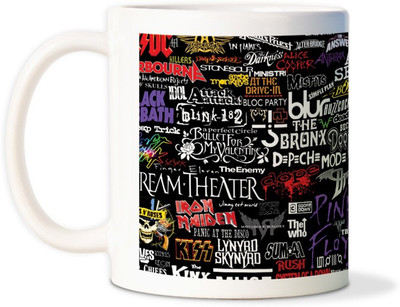 75% OFF on AMY Rock Bands Namecoffee Ceramic Mug