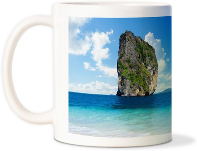 83% OFF on Amy Natural Landscape Sea Coffee Ceramic Mug 83% OFF on Amy Natural Landscape Sea Coffee Ceramic Mug