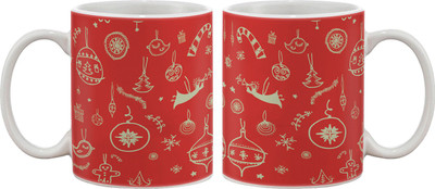 15% OFF on Artifa Decoration Pattern Porcelain, Ceramic Mug 350 ml