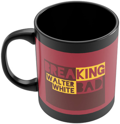 20% OFF on PosterGuy Walter White Breaking Bad Typography Illustration Ceramic Mug 280 ml