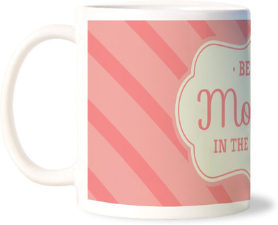 50% OFF on Lovely Collection Best Mother In The World Porcelain Mug 325 ml