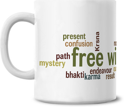 50% OFF on Lovely Collection Life Typhography Ceramic Mug 50% OFF on Lovely Collection Life Typhography Ceramic Mug