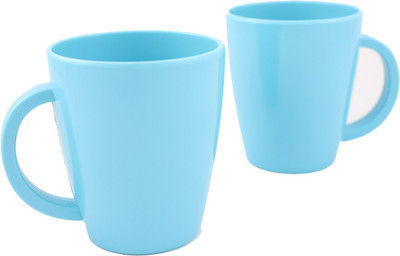 5% OFF on Hi Luxe Solid Clr Melamine 43052 Solid - Blue Melamine Mug Pack of 2