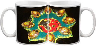 62% OFF on Shopkeeda Diwali SMG033388 Ceramic Mug 350 ml