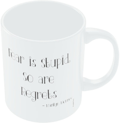 7% OFF on PosterGuy Marilyn Monroe with Motivational Quote Ceramic Mug 300 ml 7% OFF on PosterGuy Marilyn Monroe with Motivational Quote Ceramic Mug 300 ml