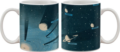 15% OFF on Artifa Solar System Porcelain, Ceramic Mug 350 ml