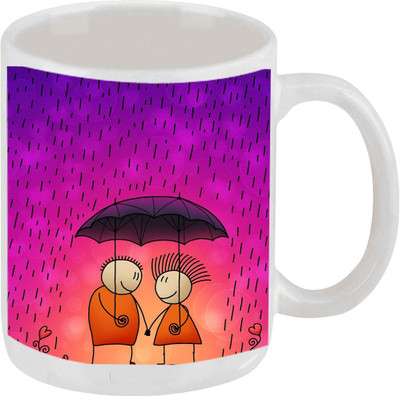 16% OFF on Ellicon Funny Couple Coffee Mug Ceramic Mug