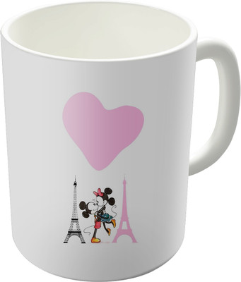 80% OFF on The Fappy Store Mickey Mouse And Minnie S Ceramic Mug 300 ml