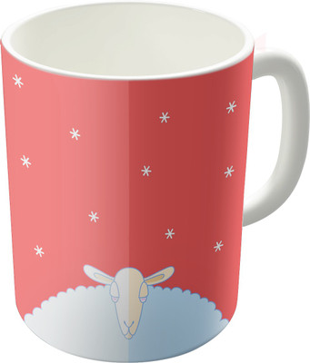80% OFF on The Fappy Store Sheep Dreams Ceramic Mug 300 ml