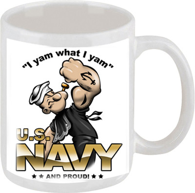 28% OFF on Ellicon E197 Navy Ceramic Mug 325 ml