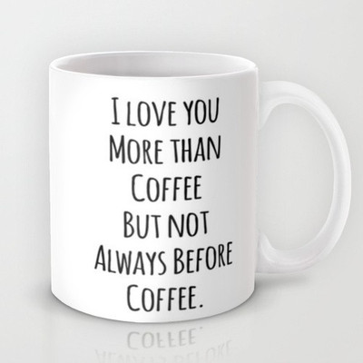 58% OFF on Astrode I Love You More Than Coffee Ceramic Mug 325 ml 58% OFF on Astrode I Love You More Than Coffee Ceramic Mug 325 ml