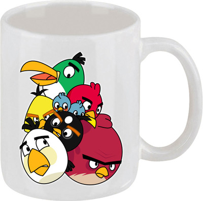 28% OFF on Ellicon C14 Angry Birds Coffee Ceramic Mug 325 ml