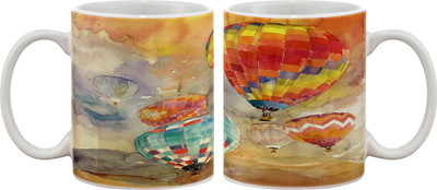 Artifa Colourful Balloons Painting Porcelain, Ceramic Mug 350 ml Artifa Colourful Balloons Painting Porcelain, Ceramic Mug 350 ml