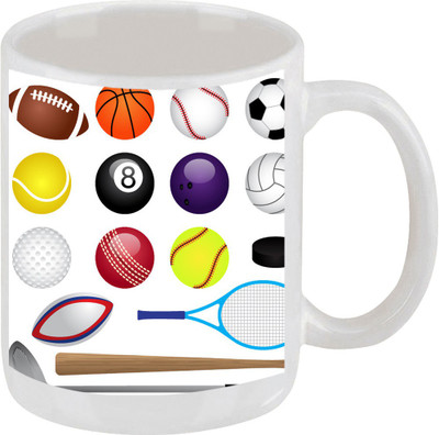 28% OFF on Ellicon E129 Sports Ceramic Mug 325 ml