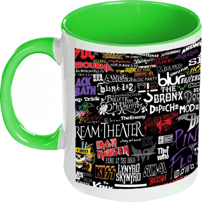 58% OFF on AMY Rock Bands Name Inside Green Coffee Ceramic Mug 325 ml 58% OFF on AMY Rock Bands Name Inside Green Coffee Ceramic Mug 325 ml