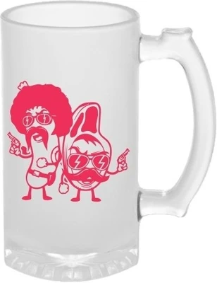 53% OFF on Printland Guns Up Beer Glass Mug 500 ml 53% OFF on Printland Guns Up Beer Glass Mug 500 ml