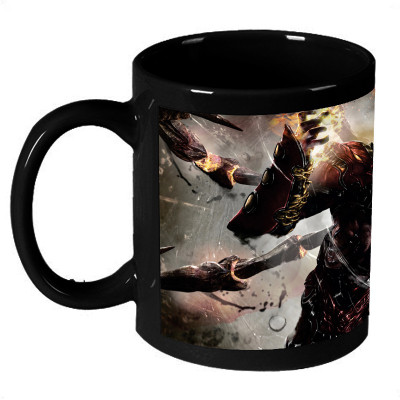 72% OFF on AMY 3d God Of War Fight Dangerous Look Ceramic Mug