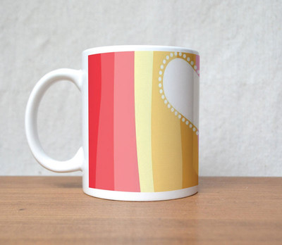 60% OFF on StyBuzz beautiful heart abstracts valentine Porcelain Mug 300 ml 60% OFF on StyBuzz beautiful heart abstracts valentine Porcelain Mug 300 ml